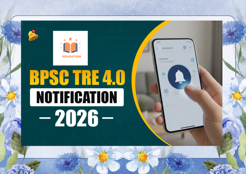 BPSC TRE 4.0 Notification 2026